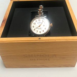 Shinola “Birdy” two tone watch
